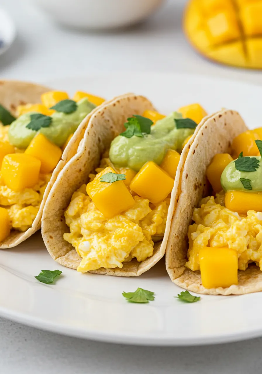 Mango Egg Tacos